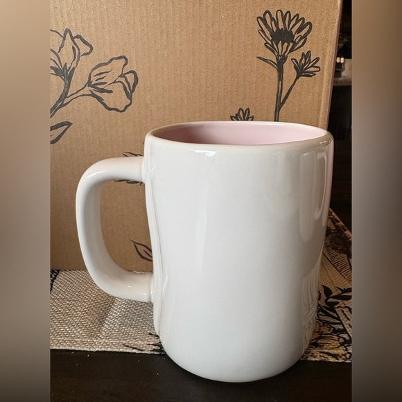 Rae Dunn Cream and Pink 'Mama Bear' Mug - Picture 3 of 4